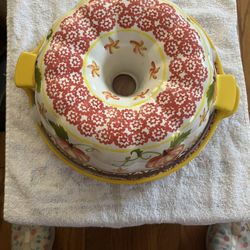 Temptations Pumpkin Autumn Thanksgiving Bundt Set 3 Pieces 