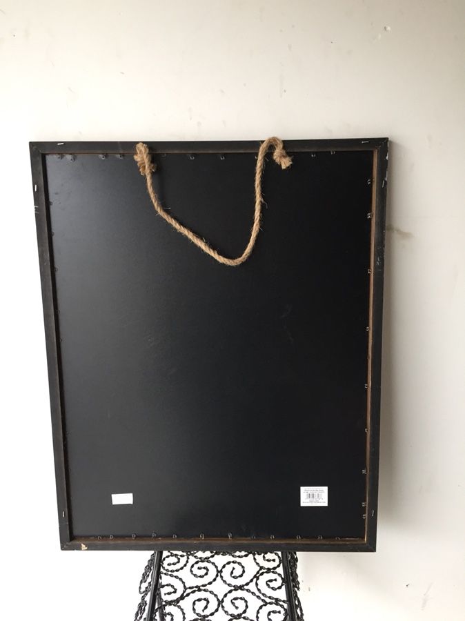 Big “welcome to my wedding chalk frame”