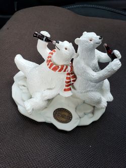1996 Coca Cola bear & friend