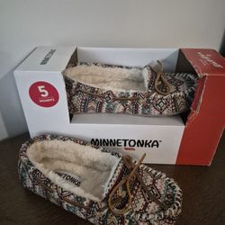 New Minnetonka Slippers