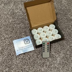 12 Remote Controlled Tea Lights