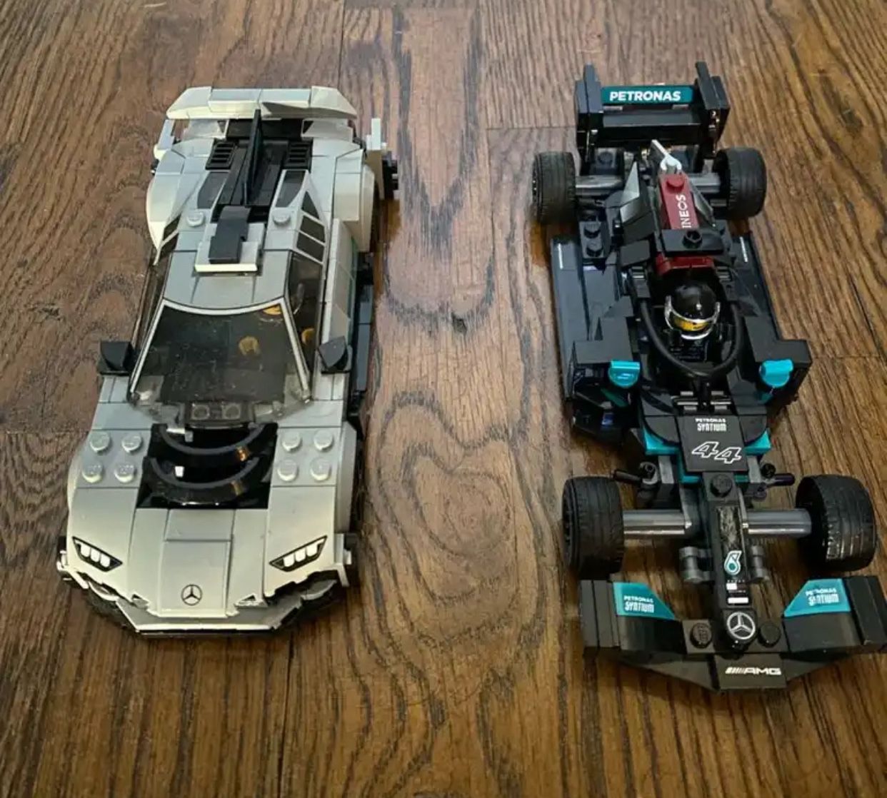LEGO - Speed Champions Mercedes-AMG F1 W12 E Performance & Mercedes-AMG Project One 76909 ***Already assembled***