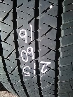 215 60 16 one good car tire