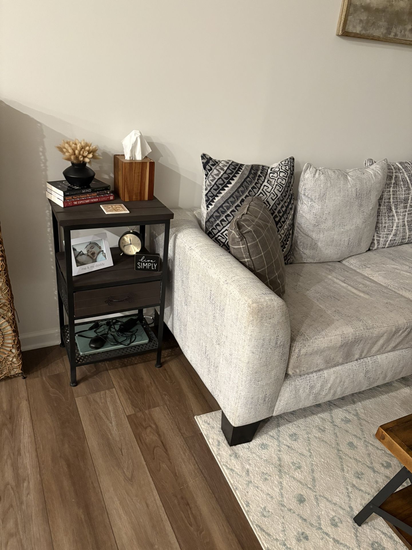 Modern Small And Tall Matching Side Tables