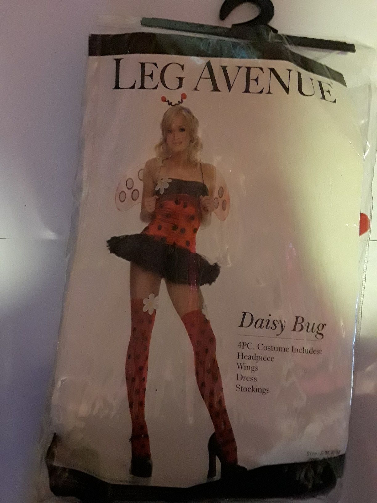 Halloween Costume Lady Daisy Bug ladybug girl women female cute sexy hot Leg Avenue