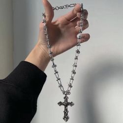 🔥STAINLESS STEEL CROSS & NECKLACE 🔥