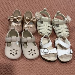 Baby girl shoe/ sandal bundle