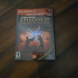 Star Wars Ep. 3 Revenge of the Sith Game (Ps2)