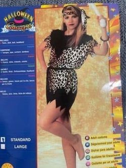 Cavewoman Costume Standard Size