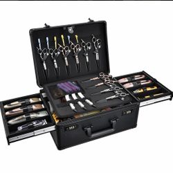 Yueieoun Barber Case with Sliding Tray