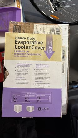 Heavy duty evaporated cooler cover