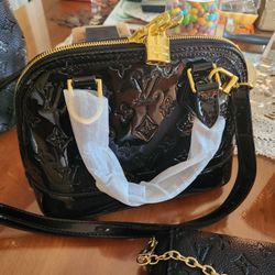 Black Shoulder Bag Purse Beautiful 