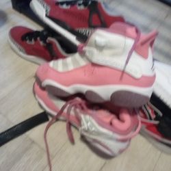 Jordan Rings Brand New  Coral And chalk Y6 T