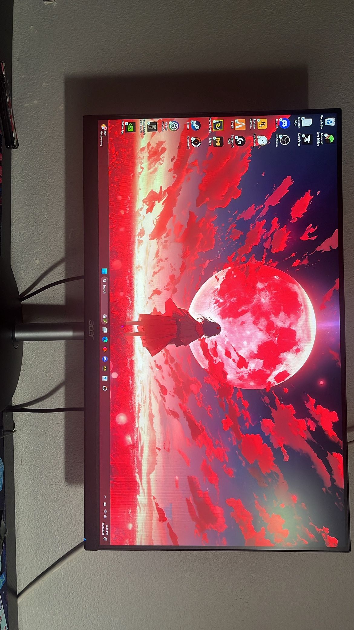 Acer 180hz 1ms Monitor