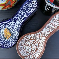 Muy Hermosos Porta Cucharas De Talavera $10 c/una .