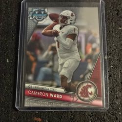 Cameron Ward Rookie Football Card