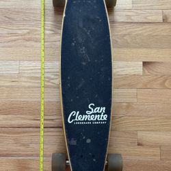 San Clemente Longboard Company Jelly Fish Design Skateboard Dualite Wheels 