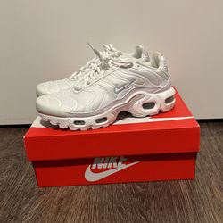 Nike Air Max plus (GS) 4y (white)
