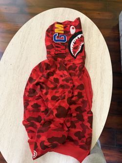 Red Camo Bape Hoodie (Read Description) 