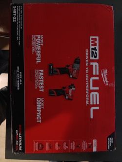 Milwaukee  M12 fuel combo kit