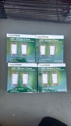 lutron led+ dimmer 2 pack