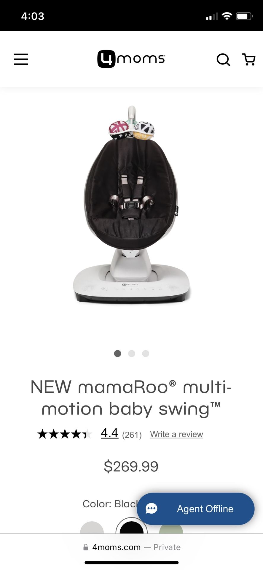 Baby Swing MamaRoo