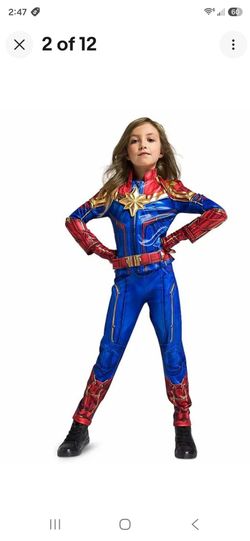 Disney Captain Marvel Halloween Costume, Size 5/6 & 9/10 NEW with tags