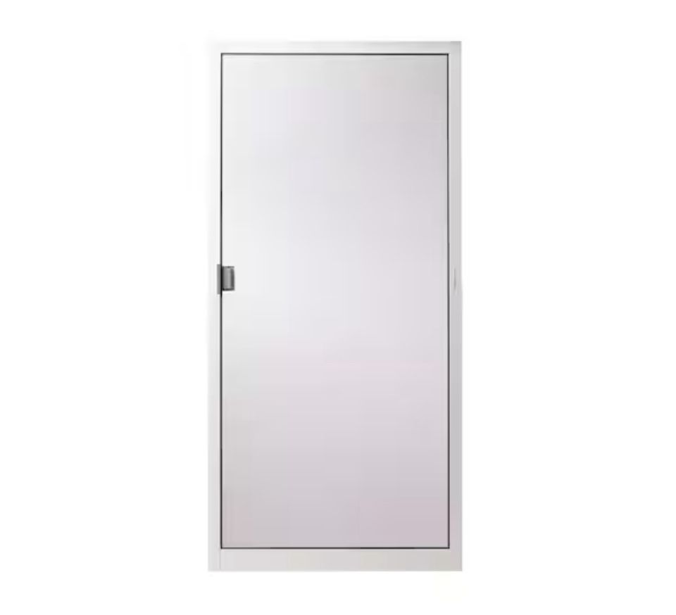 Andersen 35-1/8 in. x 77-9/16 in. 200 Series White Perma-Shield Gliding Patio Door, Aluminum Insect Screen