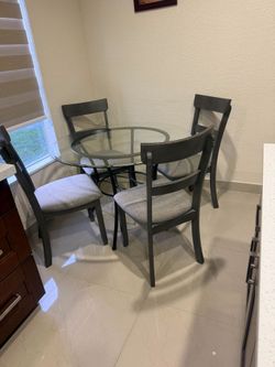 Table and chairs