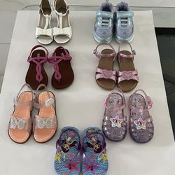 7- Pairs of Toddler Shoes, Size: 8, 9, 10 and 11