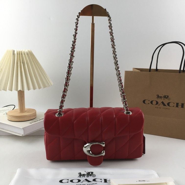 COACH new chain bag shoulder bag red