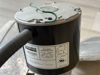 New OEM AC Condenser Fan motor + Fan + New contactor + New capacitor