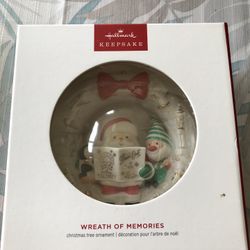 Hallmark 2024 “Wreath Of Memories” Ornament - NEW