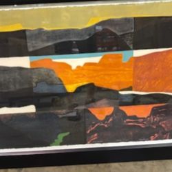 (#6) Last ..... Smaller Medium 9 Piec See e Framed Art  Work... Painting Drawling Signed Prints