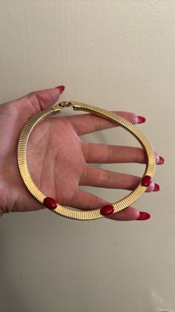 Vintage gold plated choker
