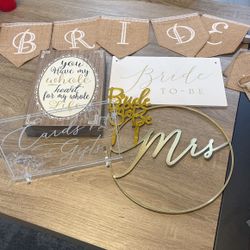 Bridal Shower Decor