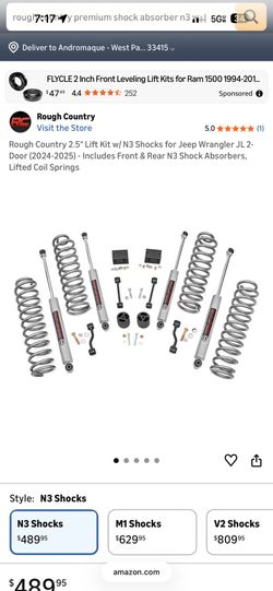 Jeep Wrangler Shock Absorber