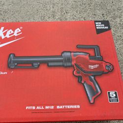 M12 12V Lithium-Ion Cordless 10 oz. Adhesive and Caulk Gun (Tool-Only)