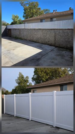 wall Extension Privacy Extension Wall Fence Vinyl Block Wall 