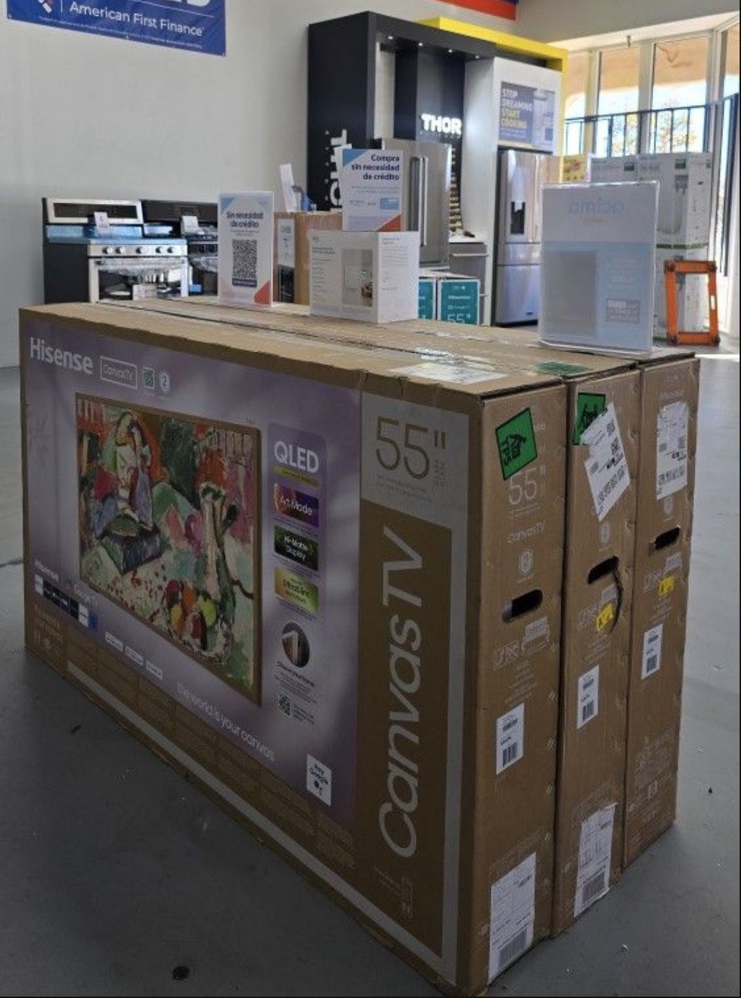 Hisense 55 Inch QLED S7N 4K HDR Smart Canvas TV