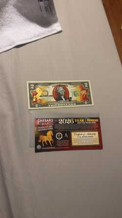 Design authentic 2 dollar bill