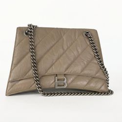 Balenciaga Crush Quilted Lambskin Small Shoulder Bag