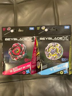 Beyblade X Blitz Bahamut BK 1-50I & Ring Aethet 0-80DS