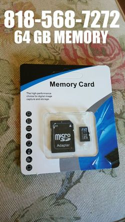 64gb micro SD card wity adapter