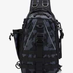 Ghothorn Outdoor f Fishing Tackle Backpack with Rod Holder Large Waterproof Shoulder  new