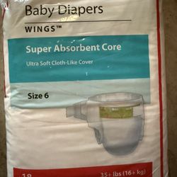 Diapers Size 6