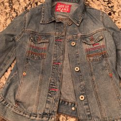 Guess Jeans Jacket- Size medium Juniors