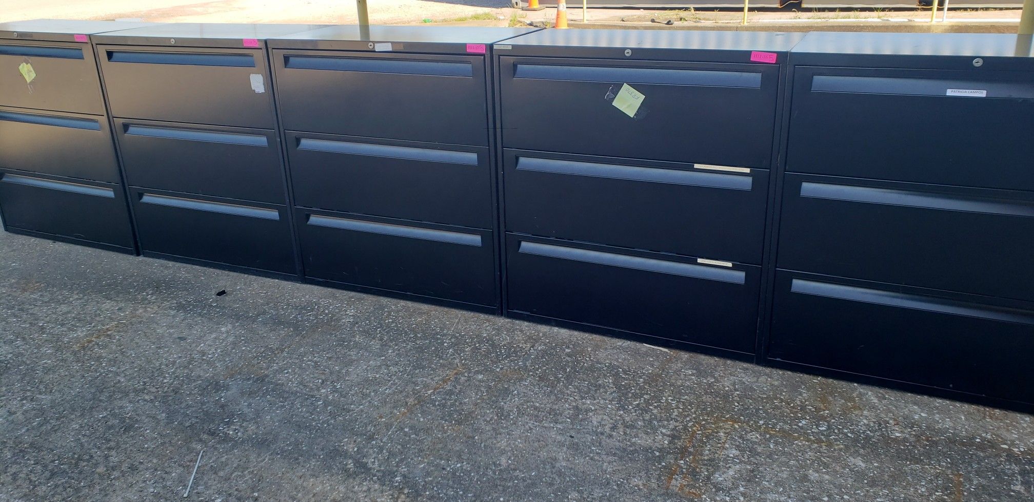 used 3DRAWERS FILE CABINETS FOR SALE!!!!....each