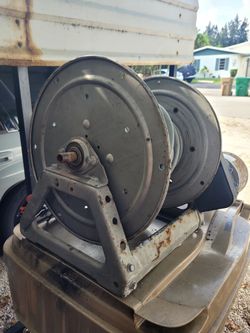 Electric hose reel. Hannay