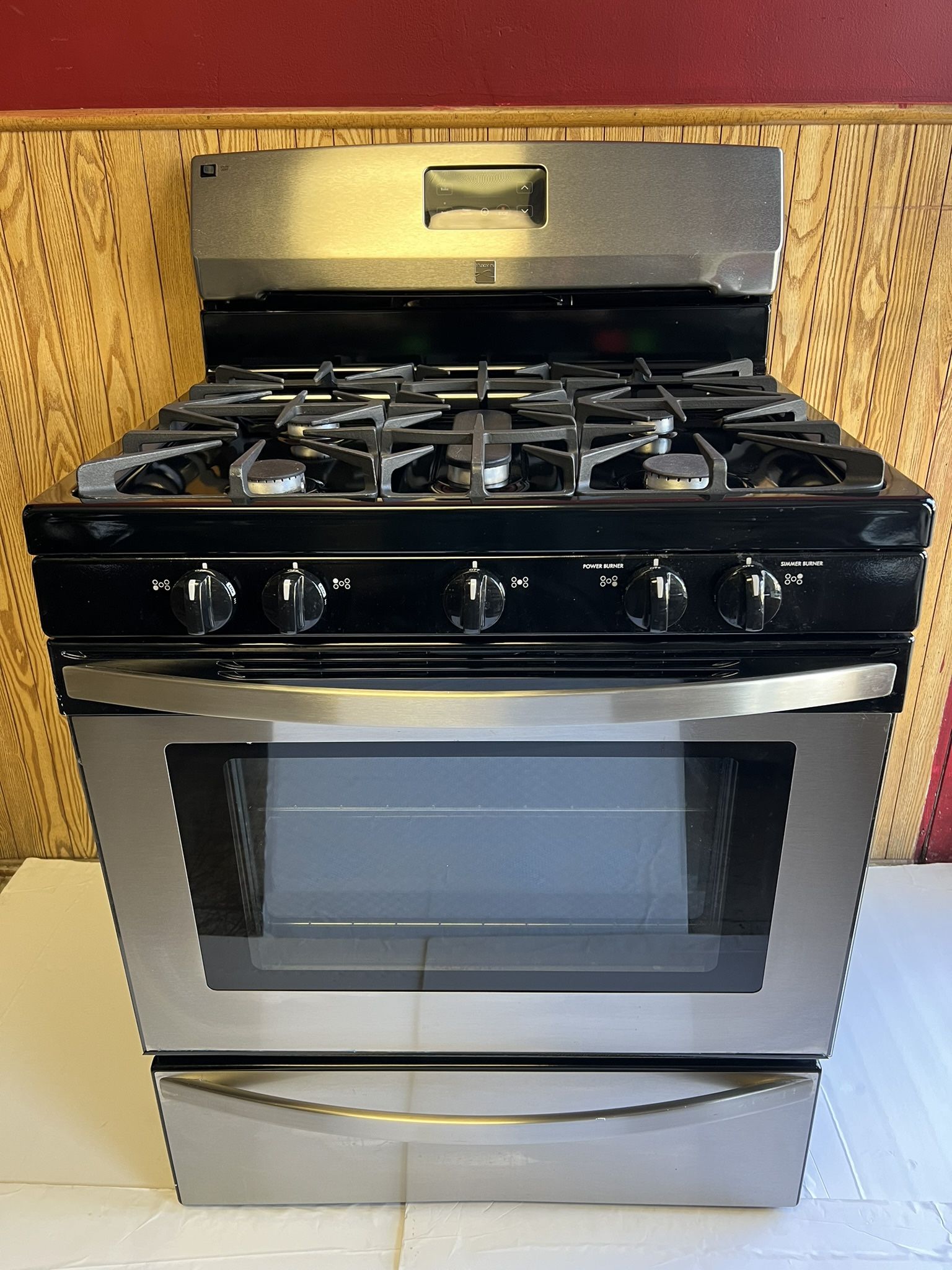 Stove Gas Kenmore 5 Burners